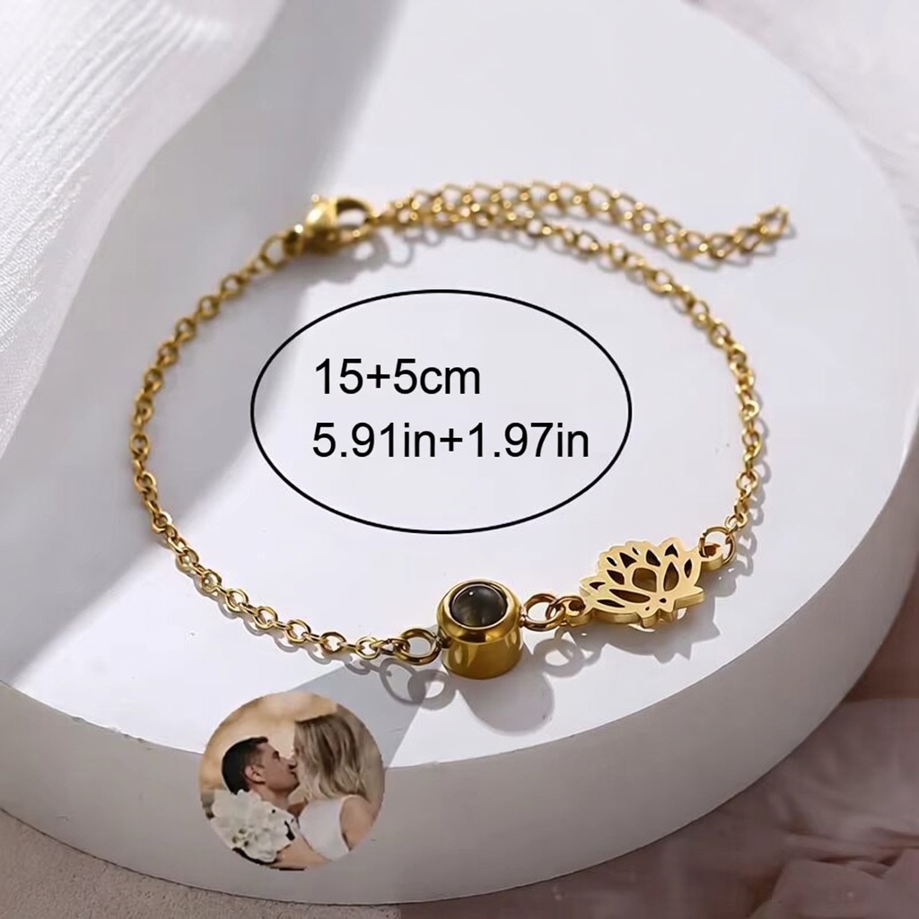 Personalisiertes Foto-Armband  – Birth Flower Necklace Bewertung und Preis