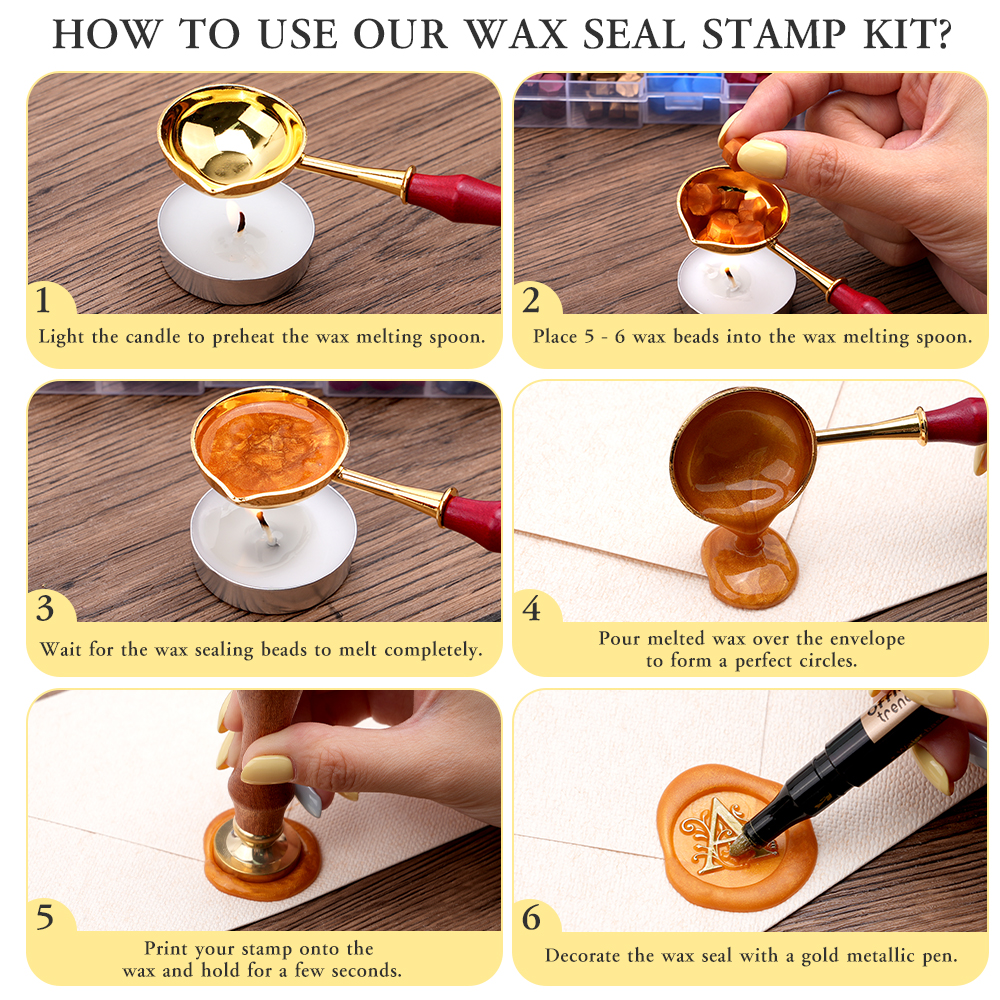 Alphabet-Wachssiegel-Stempelse – Wax Seal Letter Kit Bewertung und Preis