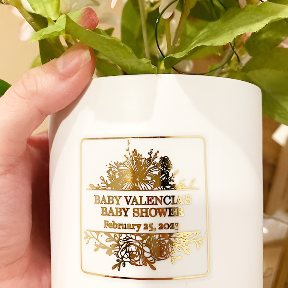 50 Blatt personalisierte Hochz – Personalised Candle Label Bewertung und Preis