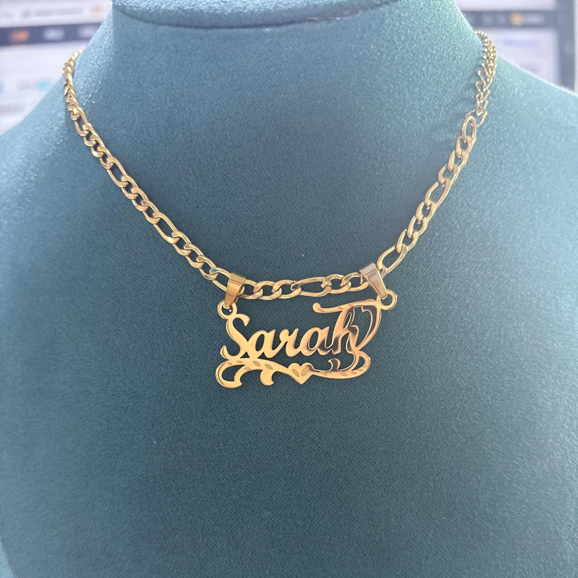 Benutzerdefinierte Figaro Kett – Name Necklace Custom Bewertung und Preis