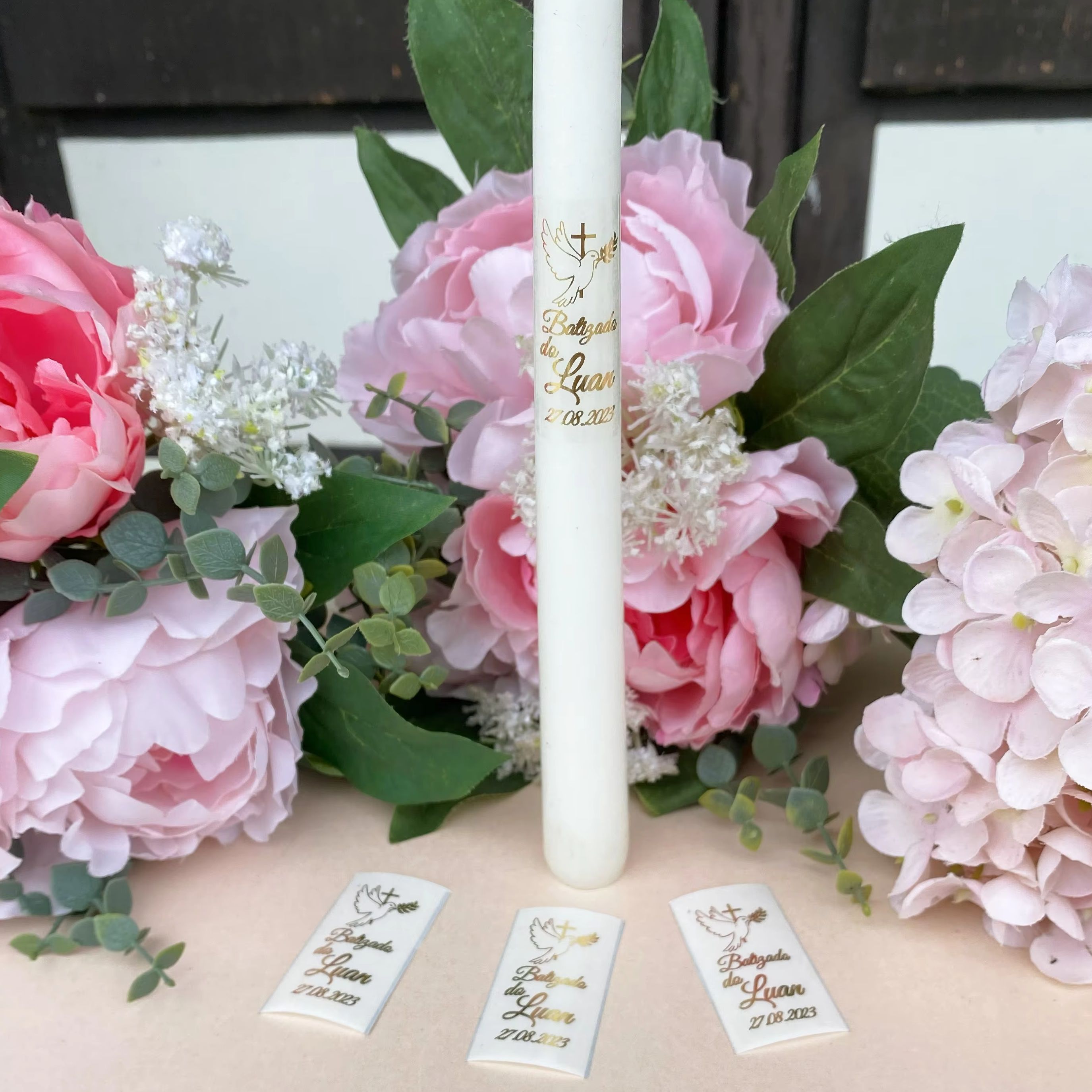 10 personal isierte meine Tauf – Personalised Candle Label Bewertung und Preis