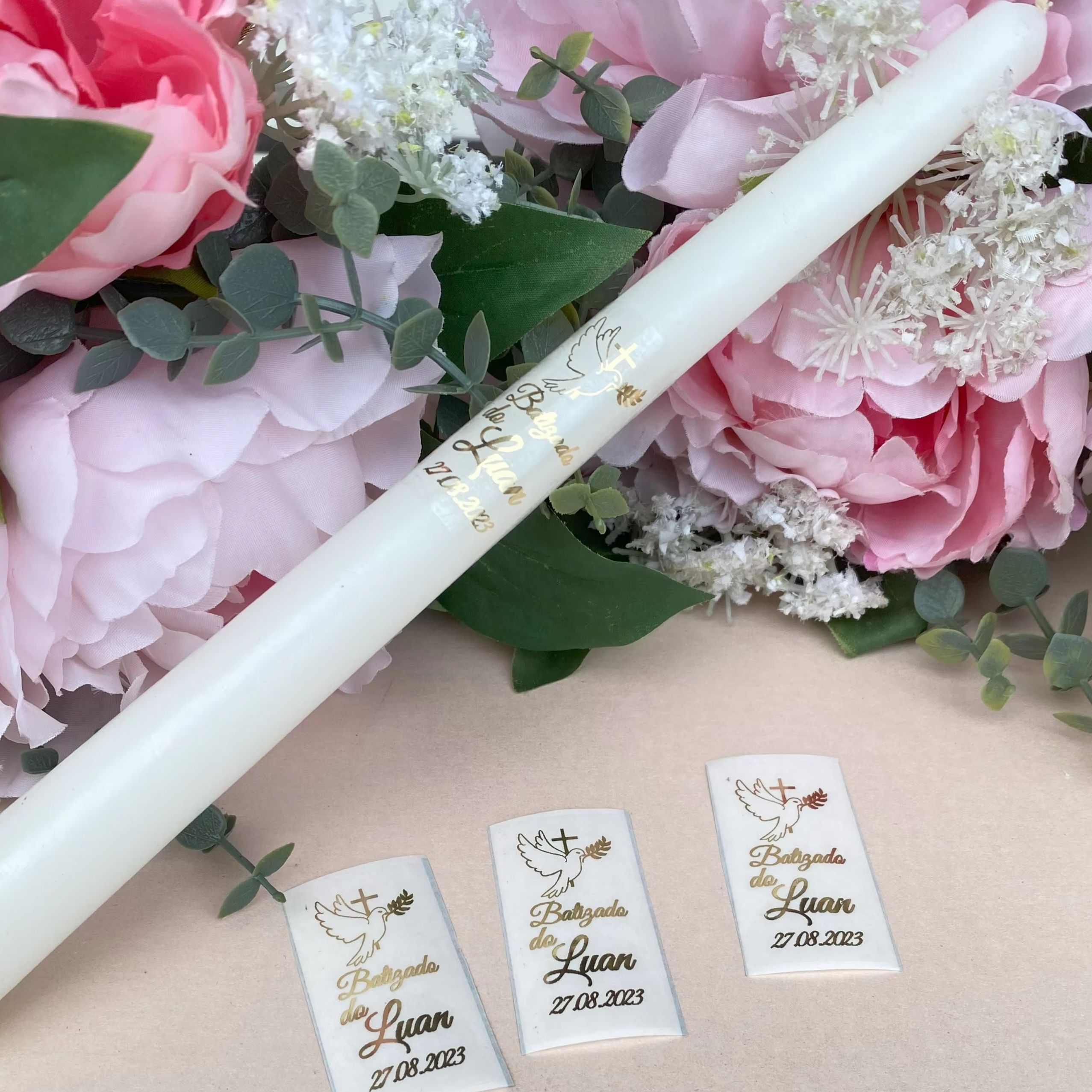 10 personal isierte meine Tauf – Personalised Candle Label Bewertung und Preis