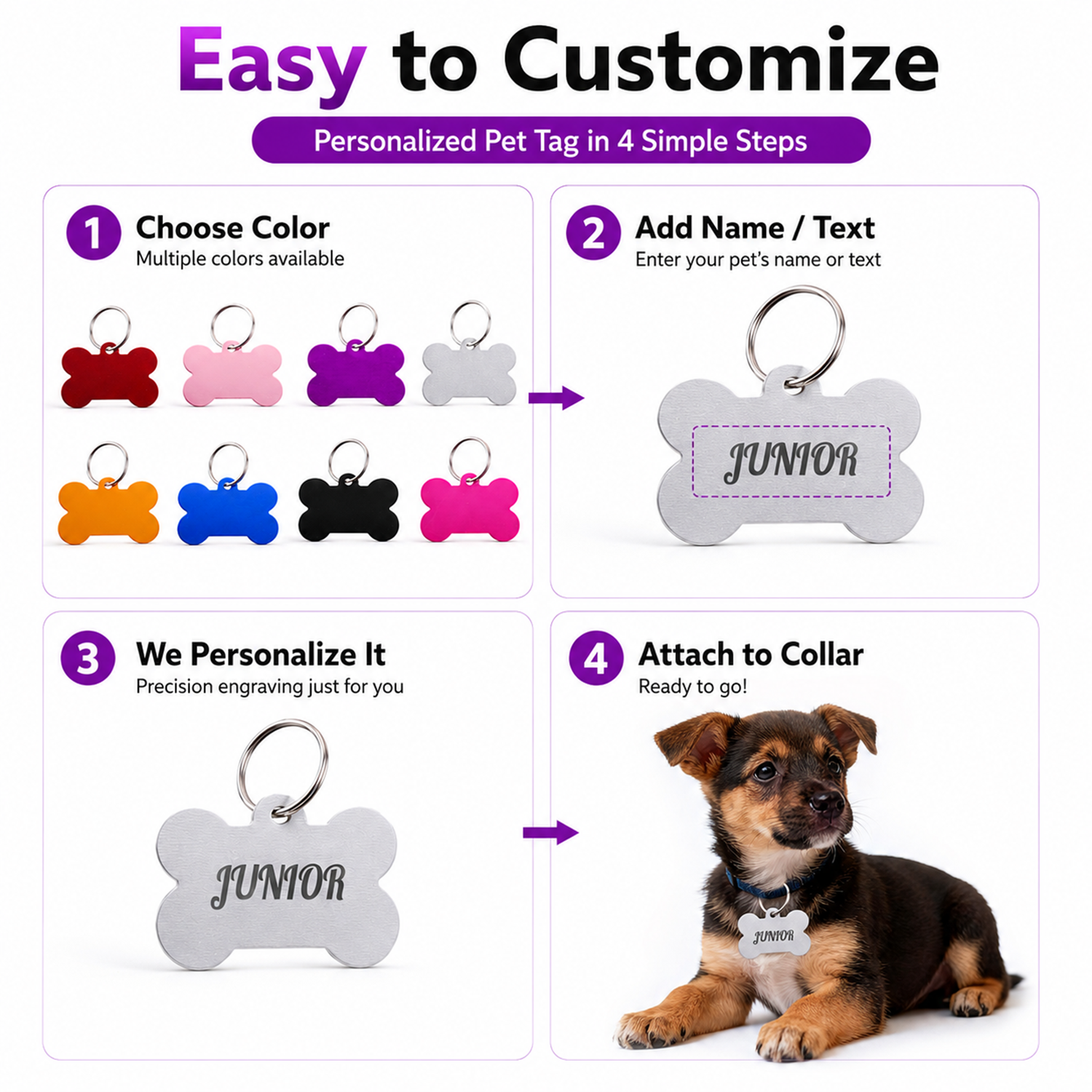 Knochenförmige Personalisierte – Pet Portrait Custom Bewertung und Preis