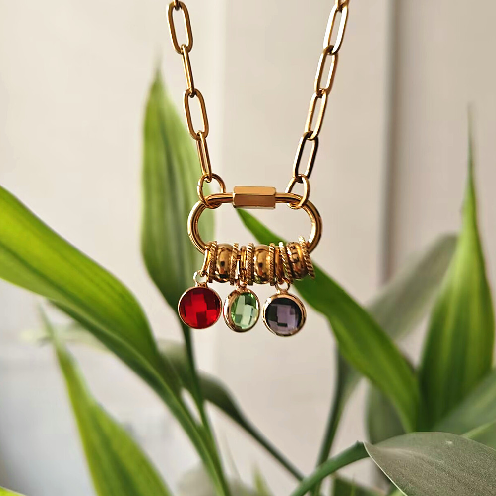Benutzerdefinierte Karabiner N – Birth Flower Necklace Bewertung und Preis